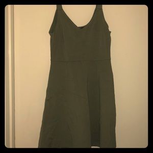 Olive Green Forever 21 Dress